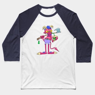 Chilled Demon Baseball T-Shirt